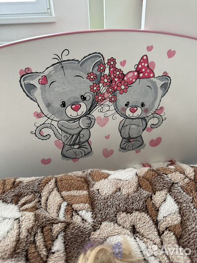 Детская кровать с фотопечатью 80*160