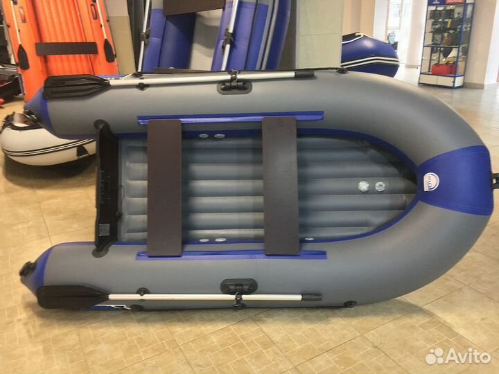 Лодка пвх Stormline Classic Air 360 сине-серая