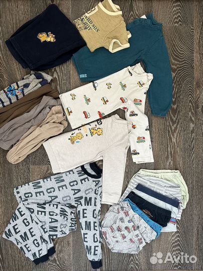 Вещи пакетом на мальчика 92
