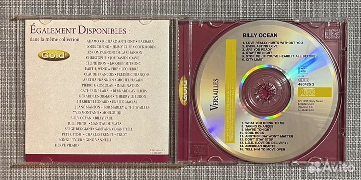 Billy Ocean- Billy Ocean /Gold/ CD France