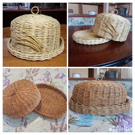 Плетёная хлебница