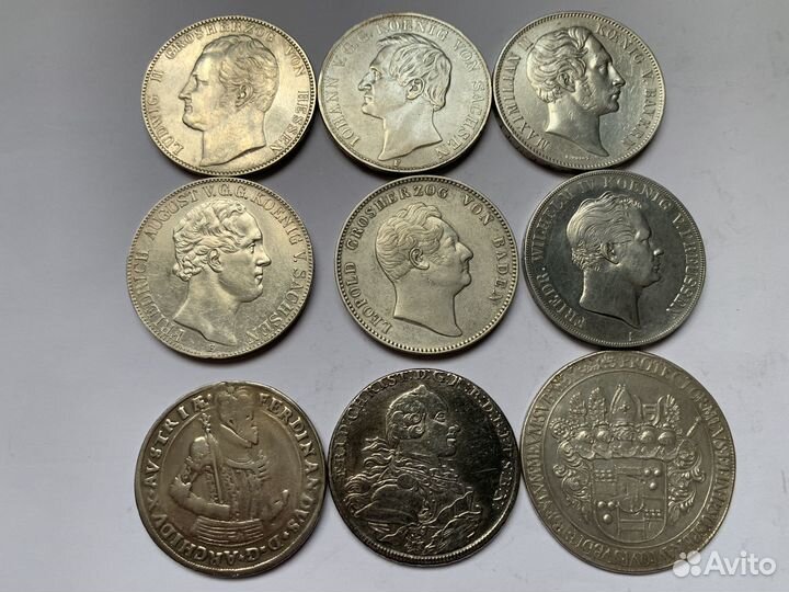Монеты-11.Серебро.Германия.Австрия