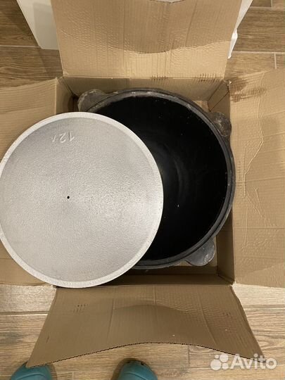 Казан чугунный 12 литров