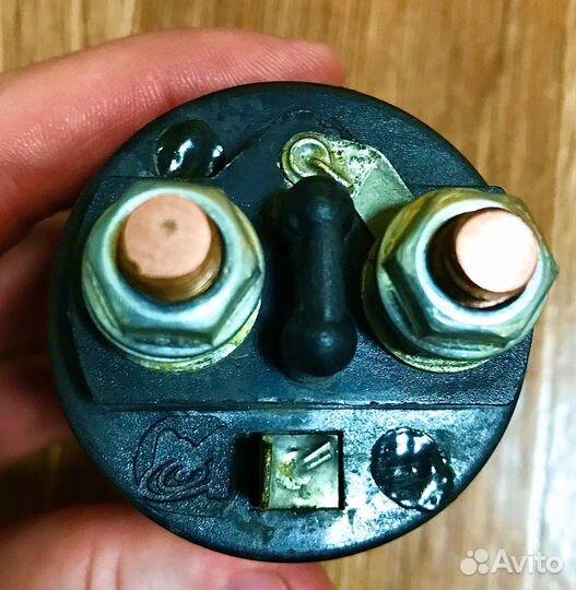 Втягивающее реле стартера ваз