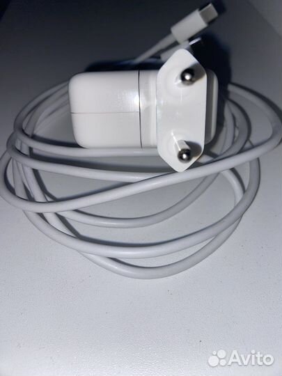 Блок питания 30w и кабель apple macbook
