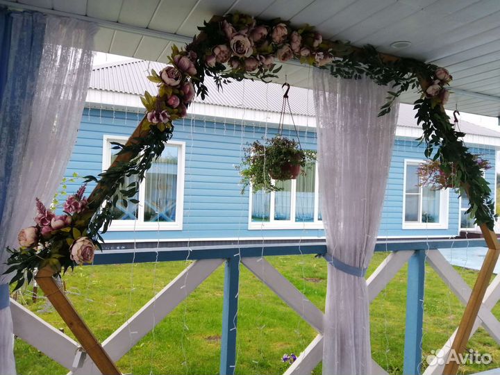 Арка шестигранник для фото, фотозона