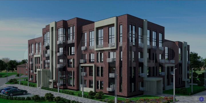 2-к. квартира, 56,8 м², 2/4 эт.