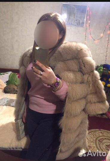 Шуба песец трансформер