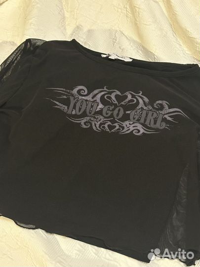 Кофта-сетка укороченная женская