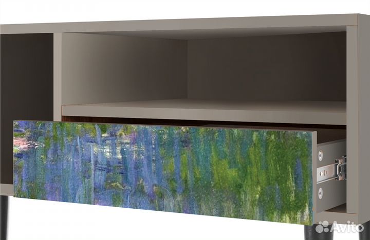 Тв-тумба T3 - Сатин - The water lily pond