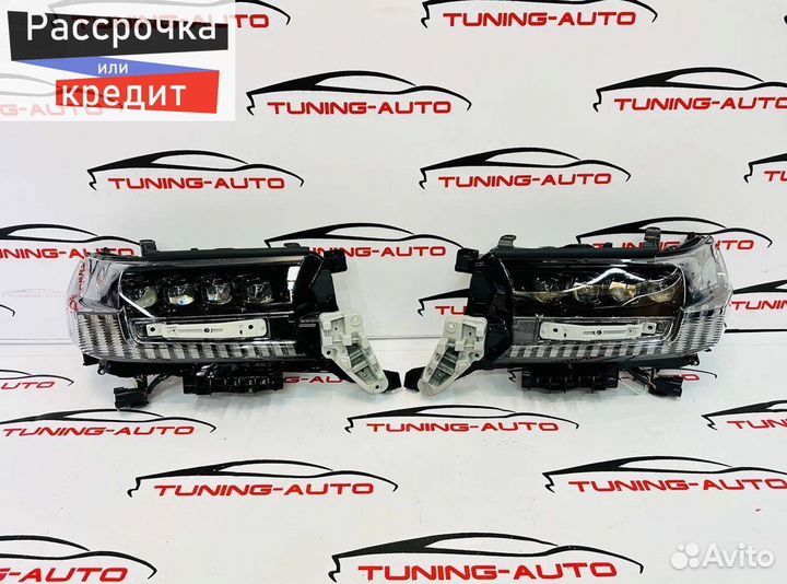 Фары Toyota Land Cruiser 200 в стиле Lexus