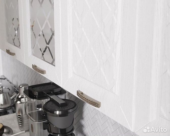 Кухня Агава Белая Трюфель 2м