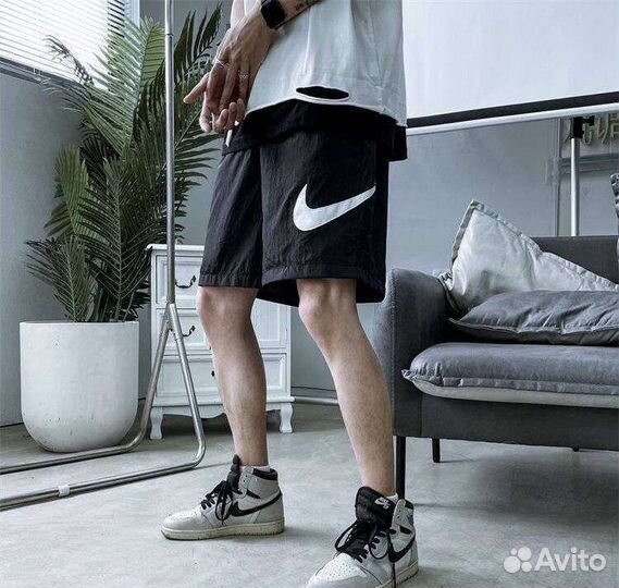 Шорты Nike swoosh черные