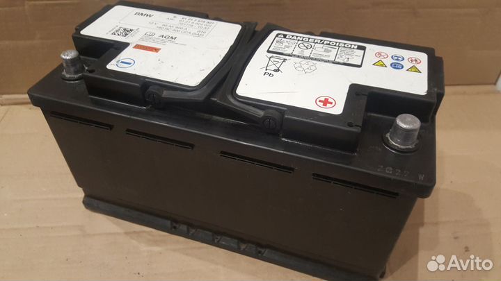 Аккумулятор AGM б/у BMW 90Ah 900A