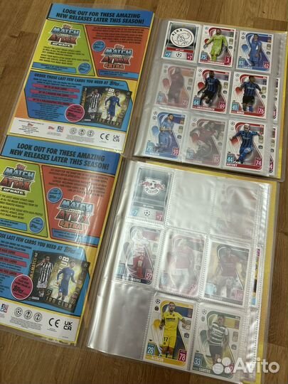 Карточки topps match attax