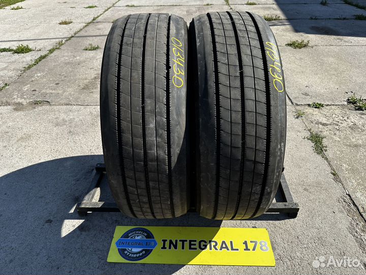 Рулевые шины бу 315 60 22 5 Bridgestone 0/3430