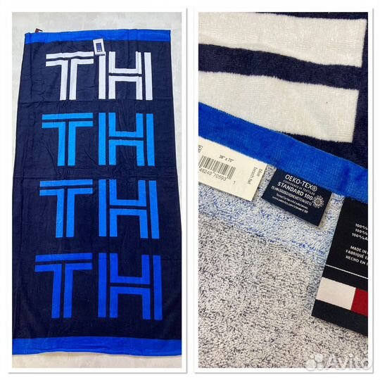 Пляжное полотенце Tommy Hilfiger оригинал