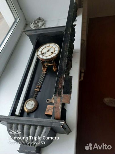 Часы настенные с боем Франция 19век