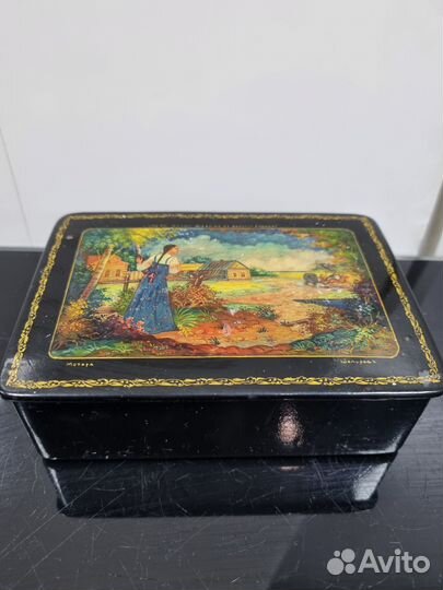 Шкатулка, Мстера. Автор Шепуров. 