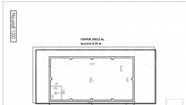 Гараж, > 30 м²