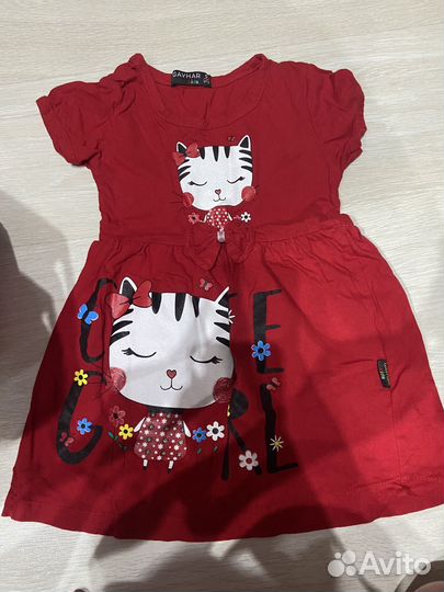 Вещи пакетом на девочку 98