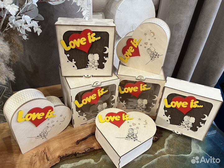 Коробка подарочная из дерева