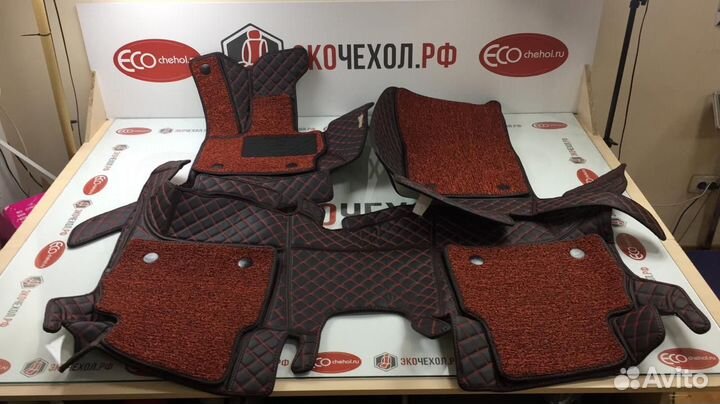 3D Коврики Genesis GV80 из Экокожи