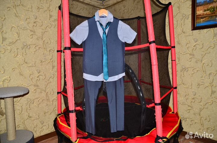 Next Школьный костюм 3-ка Next Серый цвет