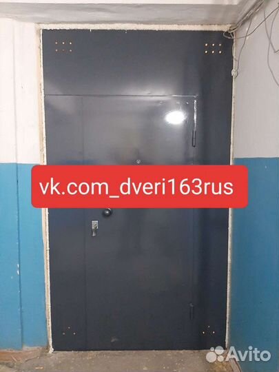 Стальная тамбурная дверь на общий коридор