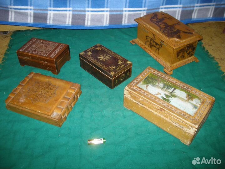 Шкатулка СССР деревянная фанерные самовывоз