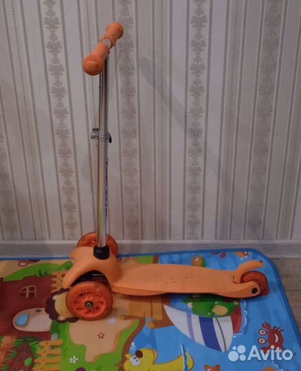 Самокат детский трехколесный бу