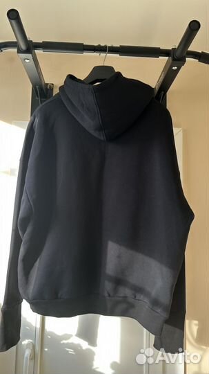 Худи черное оверсайз unisex