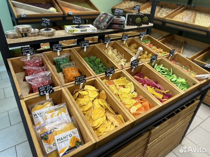 Магазин сухофрукты, орехи и сладости