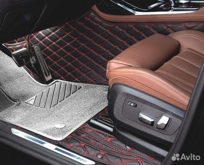 3D Коврики Range Rover Салон Багажник из Экокожи
