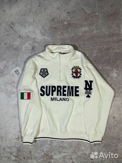 Свитер Supreme 22FW Milano Half Zip Pullover