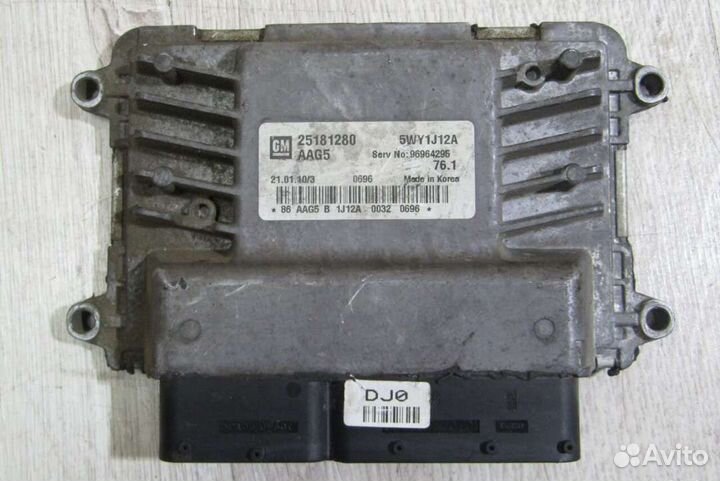 Эбу ecu ecm с привязкой Chevrolet Cruze Orlando