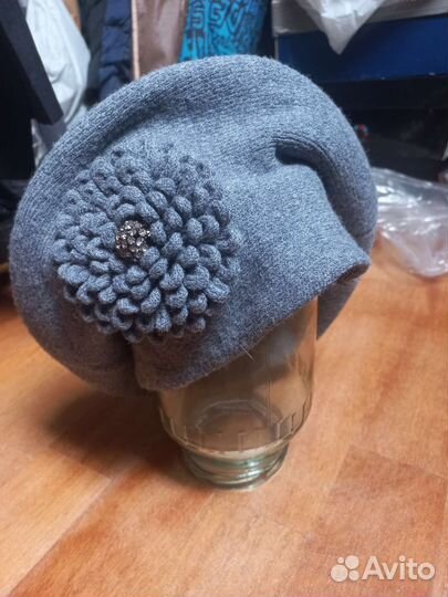 Берет и снуд новые 70 шерсть