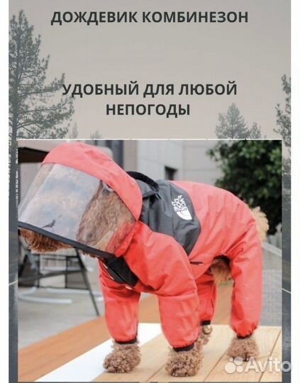 Дождевик для собаки