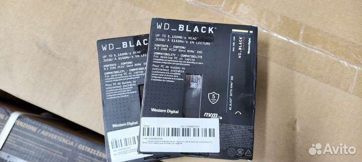 SSD диск 1TB NVMe M.2 2280 WD Black SN770 Новый