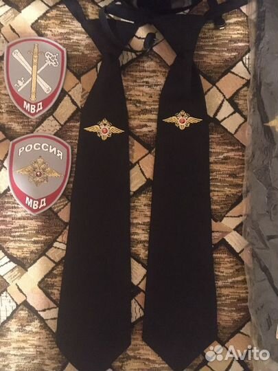 Фуражка полиция 58р, галстуки, шевроны на рубашку