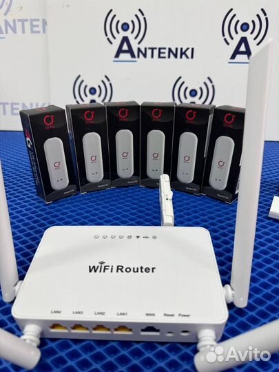 Готовый комплект Роутер+Модем Olax+Безлимит