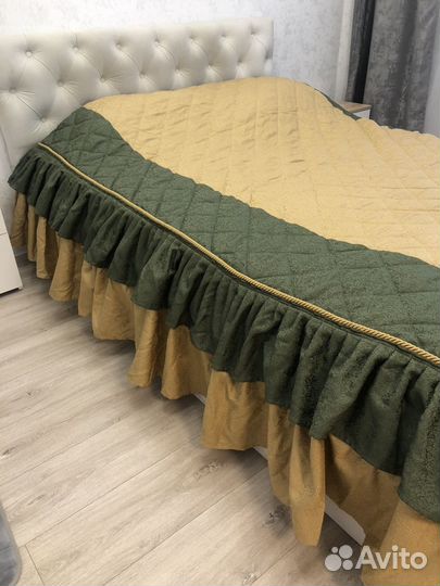 Комплект покрывало и шторы