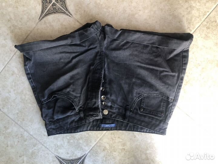 Джинсовые шорты pull bear