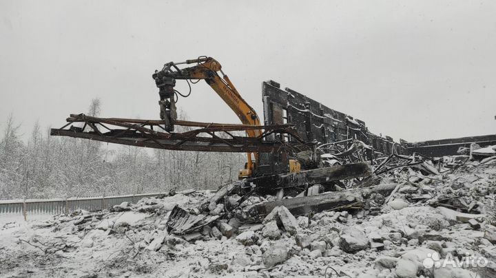 Демонтажи металлических и железобетонных строений