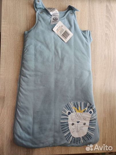 Спальный конверт детский размер 70 см. утепленный