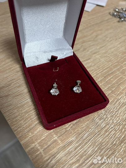 Серьги серебро