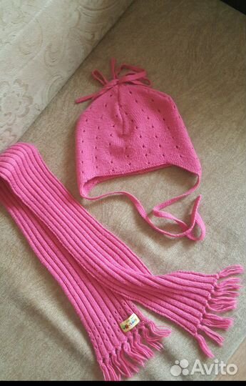 Комплект шапка, шарф
