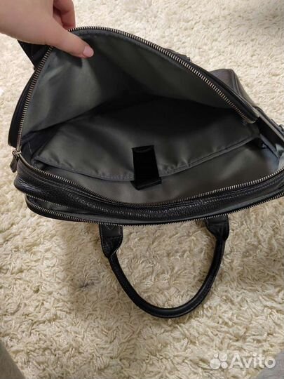 Мужской кожаный портфель Gerard Henon