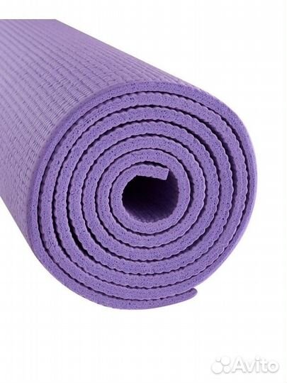 Коврик для йоги и фитнеса FM-101, PVC