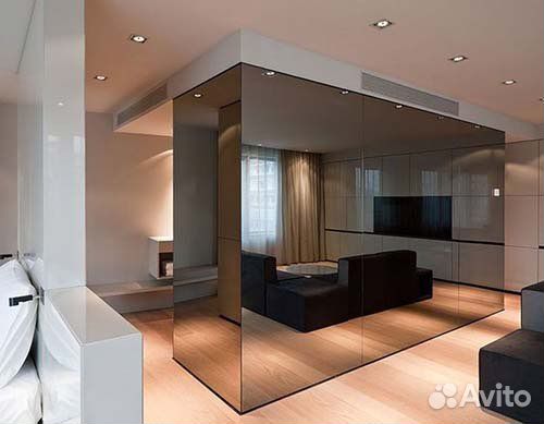 Зеркало большое на всю стену